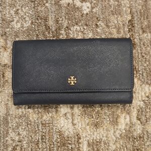 Tory Burch Wallet with Gold Logo